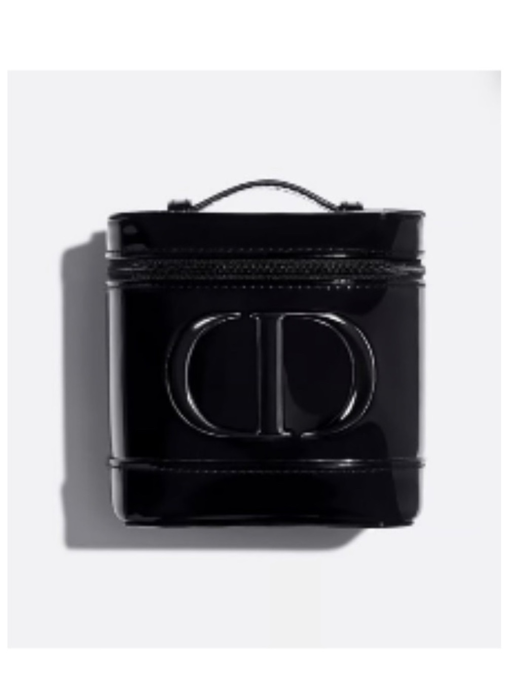 Dior Black Patent Vanity Trousse Pouch NEW IN BOX